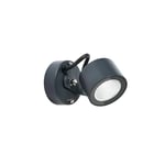 Norlys Moss 6163 Vegglampe Grafitt, 8W, IP65, Dimbar, 3000K - 3104120