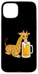 Coque pour iPhone 15 Plus Girafe Bière amusante Amoureux de girafe – Girafe drôle