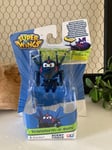 724⚜️ L'avion Super Wings Agent Chace Transformation Figurine Robot Neuf H 5 Cm