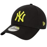 casquettes Homme, New Era League Essentials 940 New York Yankees Cap, Noir