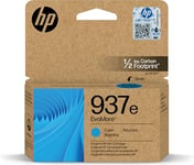 HP 937e Cartouche d’Encre Authentique Cyan EvoMore