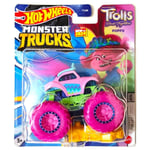 Hot Wheels Monster Trolls Band Together Poppy Monster Trucks Kids Children Toys