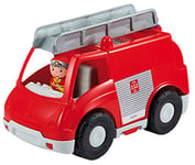 Jouets Ecoiffier -1485 - Camion de pompiers Abrick – Jeu de construction pour enfants – Dès 18 mois – Fabriqué en France