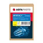 Compatible avec HP 973X (F6T83AE) Agfa Photo APHP973XY Cartouche d'encre Jaune