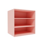 Montana - Montana Mini 1004 - Module With Horisontal Shelves - Ruby - Hyllsystem - Peter J. Lassen - Rosa - MDF