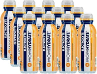 WOW Hydrate Electrolyte Orange Pack of 12x500ml