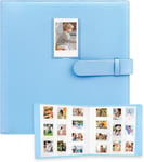 Album Photo 640 Pochettes Pour Appareil Photo Instantané Instax Mini 11 90 70 9 8+ 8 Liplay, Polaroid Snap/Pic-300/Z2300/Socialmatic Instant Cameras & Zip Instant Printer (Bleu)