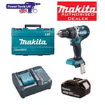 Makita DHP484SF Combi Drill, 1x 18v 3Ah Battery, DC18WC Charger & Case