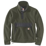 Carhartt Relaxed Fit Fleece Pullover Men Basil Heather M - Fri frakt