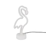 Trio Lighting Flamingo bordslampa vit/rosa