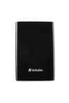 Verbatim Store N Go Slim Portable 256B Ekstern Ssd-Stasjon Usb-C 3.2 Svart