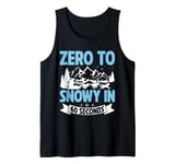 Zero to Snowy in 60 Seconds Mushing Tank Top