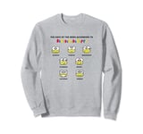 Keroppi Days of the Week Mood Sanrio Cute Japan Meme Sweatshirt