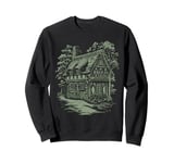 Dark Cottagecore enchanting Forest Cottage Aesthetic Sweatshirt