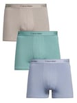 Calvin Klein 3 Pack Modern Cotton Stretch Trunks - Assorted, Assorted, Size Xl, Men