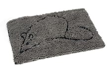 DGS Dirty Cat Mat Tapis Gris 60 x 40 cm