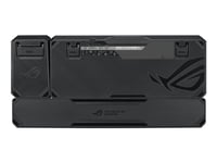 ASUS ROG Claymore II - Tangentbord - bakgrundsbelyst - trådlös - USB, 2.4 GHz - schweizisk - tangentbrytare: ROG RX RED optiskt mekaniskt - svart