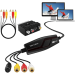 USB Video Capture Card - Convert VHS, Hi8 to Digital DVD for PC & Mac