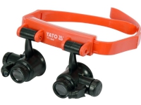 Yato YT-73840, Batteri, LR1130, 1,5 V, LR1130, Head mounted magnifier, Svart, Orange