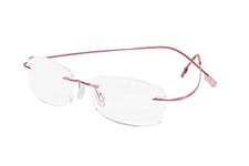 KoKoBin Rimless Reading Glasses Super Light Titanium Eyewear Men Women Sun Readers Reading Glasses(Pink，+2.0)