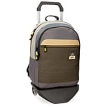 Adept Camper Sac à dos avec chariot pour ordinateur portable Multicolore 32x44x16 cms Polyester 15,6" 22.52L