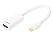 Digitus Câble adaptateur DisplayPort, MiniDP – HDMI type A