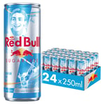 24 X Red Bull Energidryck Sockerfri 250 Ml