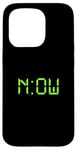 Coque pour iPhone 15 Pro Motif vert vieilli The Time Is Now