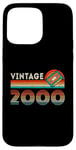 iPhone 15 Pro Max Vintage 2000 Birthday Retro Cassette Tape 24 Years Old Gifts Case