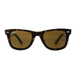 Ray-Ban Rectangle Unisex Tortoise Brown Polarized Sunglasses - One Size