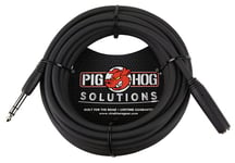 Pig Hog PHX14-25 1/4" TRSF to 1/4" TRSM Headphone Extension Cable, 25 Feet