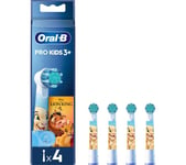 ORAL B Pro Kids Disney Lion King Replacement Toothbrush Head - Pack of 4