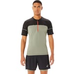 Asics Asics Men's Fujitrail Top Lichen Green/Performance Black XS, Lichen Green/Performance Black