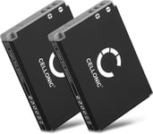 2X Batterie Remplacement NB-5L 1120mAh pour Canon PowerShot S110 S100 SX210 is SX200 is SX220 HS SX230 HS SD870 SD880 SD800 SD790 Appareil Photo cam?ra Action cam accu