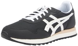 ASICS Men's Tiger Runner II Sneaker, Black Cream, 10.5 UK