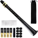 Pocket Saxophone Kit, FOVERN1 Mini Sax Portable Woodwind Instrument Professiona