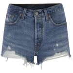 Short FEMME Levi's® 501® Original Short coton stone délavé