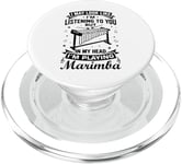 Funny Marimba Instrument Pun for a Marimba Player PopSockets PopGrip for MagSafe