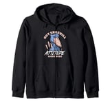 Got Shoebill Attitude Right Here Bird Photography Zip Hoodie