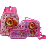 Pink Paw Patrol Pink Reppu Koululaukku 3 Pack Syntymäpäivälahja Pinkki