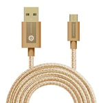 Micro USB Charging Cable Braided Fast Charger Data Sync Samsung Android Tablet