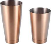 Ruostumattomasta teräksestä kestävä ja kestävä Cocktail Cup Shaker Bar Home 3356 -työkalu (Rose Golden)