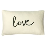 furn. Shearling Fleece Love Cushion