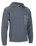 Pull Épais Col Camionneur - Homme - Ref Driver - Gris