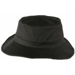 Chapeau Bob coton huile Noir imperméable Finistère-57