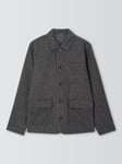 John Lewis Birdseye Wool Blend Chore Jacket, Charcoal