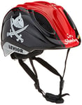 Levior Primo Capt'n Sharky Casque de Cyclisme pour Homme Multicolore Noir/Rouge S (46-52cm)