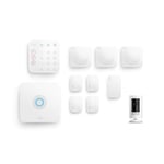 Ring Alarm Pack - L + Outdoor Camera (Stick Up Cam) by Amazon | Smart home alarm security system with optional Assisted Monitoring - No long-term commitments | Works with Alexa