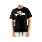Nike Just Do It Swoosh T-Shirt Black/White XXL