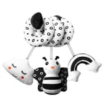 AolsoJouets Eveil pour Poussettes, Jouets de Landau Spirale Jouet, Bébé Jouet de Poussette, Lit Suspendu Jouet, Jouets de Siège Voiture, Berceau Hochet Jouets Animales, Jouets Doux de Bébé de Hochets